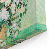 Impressionist Floral Wall Art - Vincent Van Gogh Roses on Canvas