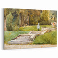 Impressionist Garden Wall Art - Childe Hassam's Saint-Cloud Painting