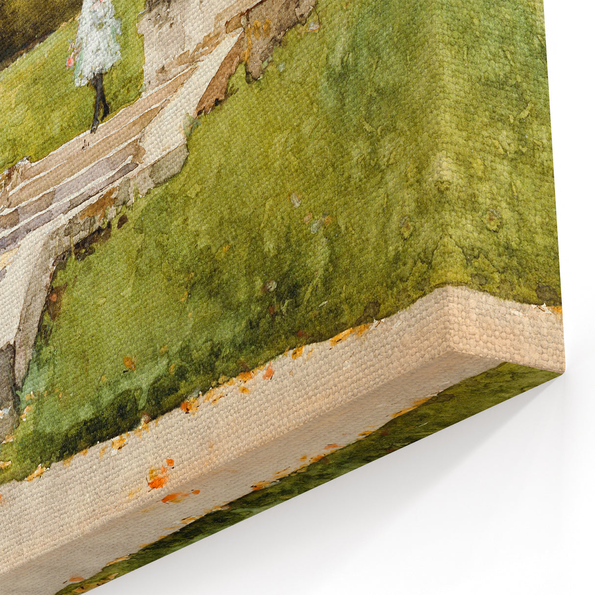 Impressionist Garden Wall Art - Childe Hassam's Saint-Cloud Painting