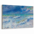 Impressionist Seascape Wall Art - Renoir's Ocean Waves Painting