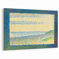 Pointillist Seascape Wall Art - Georges Seurat's Gravelines Scene