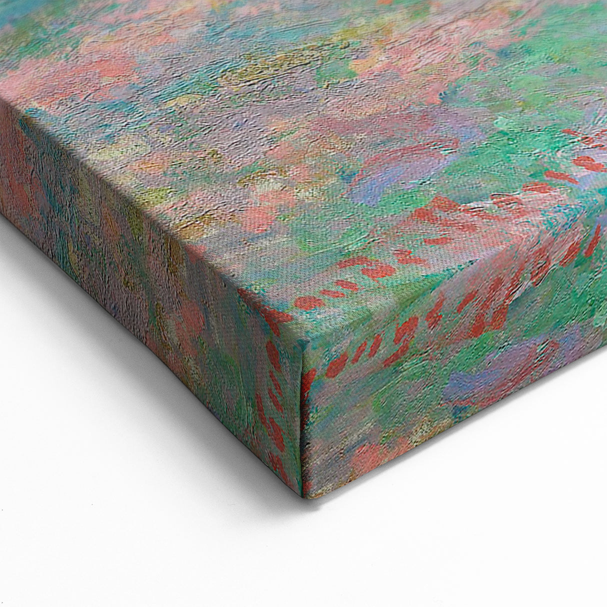 Impressionist Landscape Wall Art - Monet's Wheat Stacks at Sunset