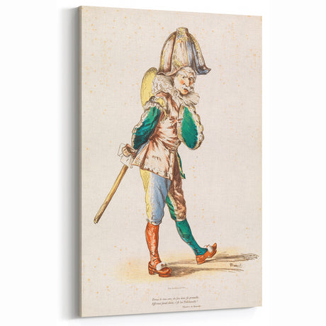 Édouard Manet Figurative Wall Art - Polichinelle Commedia dell'Arte
