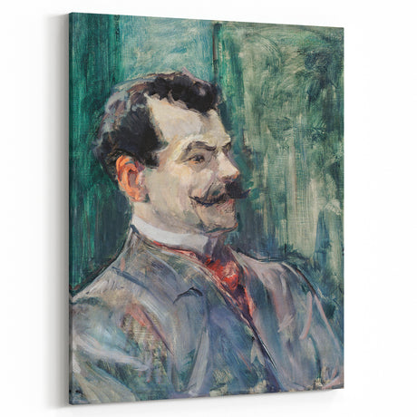 Toulouse-Lautrec Portrait Wall Art - André Rivoire in Profile