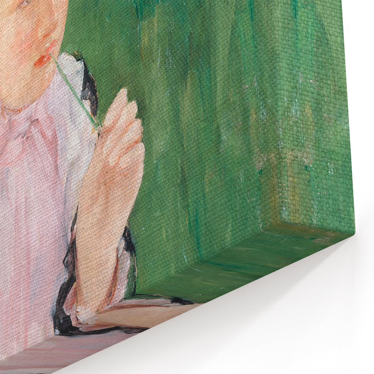 Mary Cassatt Portrait Wall Art - Young Girl in a Garden Scene