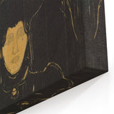 Modern Expressionism: Moonlit Woman Expressionist Wall Art