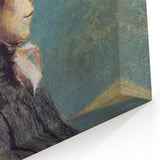 Toulouse-Lautrec Portrait Wall Art - Jeanne Wenz in Profile
