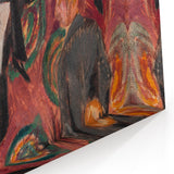 Expressionist Art: Circus Rider by Kirchner Vibrant Canvas Print
