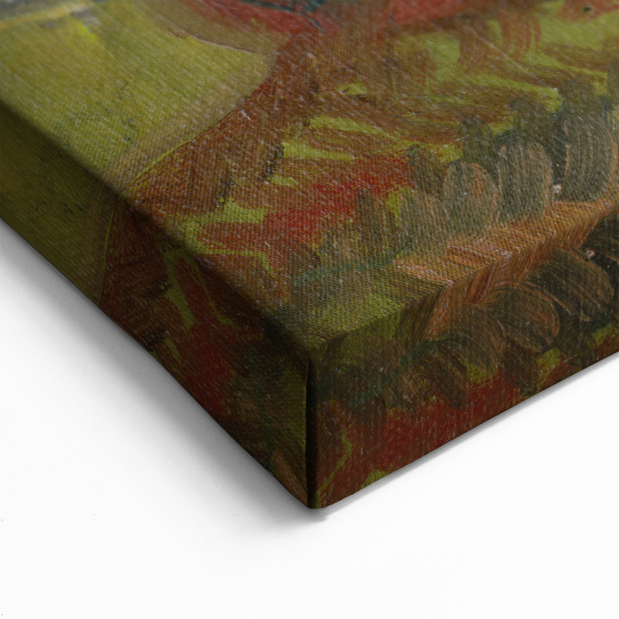 Expressionist Art: Evening Landscape by Weisz-Kubínčan Canvas Print
