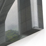 Modern Mountain Bridge Wall Art - Scenic Bridge Canvas Prints