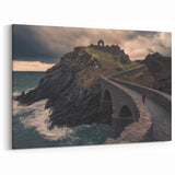 Scenic Bridge Paintings - Dramatic Coastal Bridge Photography Print