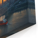 Sunset Bridge Photography Prints - Vibrant Cityscape Artwork
