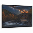 Starry Night Bridge Art - Cosmic Landscape Photography Print