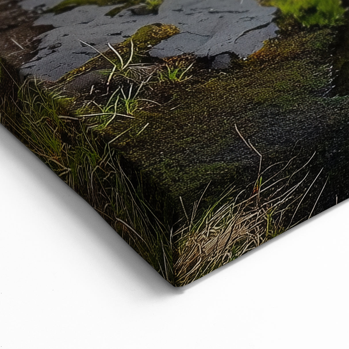 Rustic Countryside Bridge Art - Idyllic Stream Photography Print
