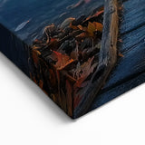 Sunset Pier Over Serene Waters - Scenic Landscape Art