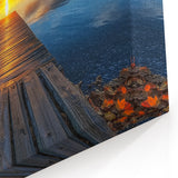 Golden Horizon - Scenic Landscape Bridge Photography Print