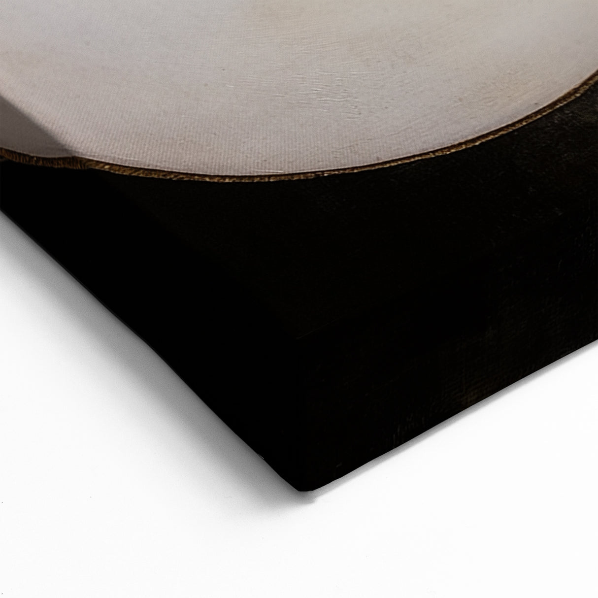 Abstract Geometric Wall Art - Gold and Gray Circular Pattern Design