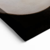 Abstract Geometric Wall Art - Gold and Gray Circular Pattern Design