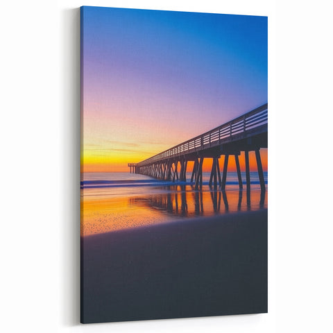 Landscape Bridge Art – Twilight Scenic Bridges Canvas Prints