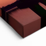 Golden Suspension Bridge Artwork – Elegant Sunset Canvas Prints