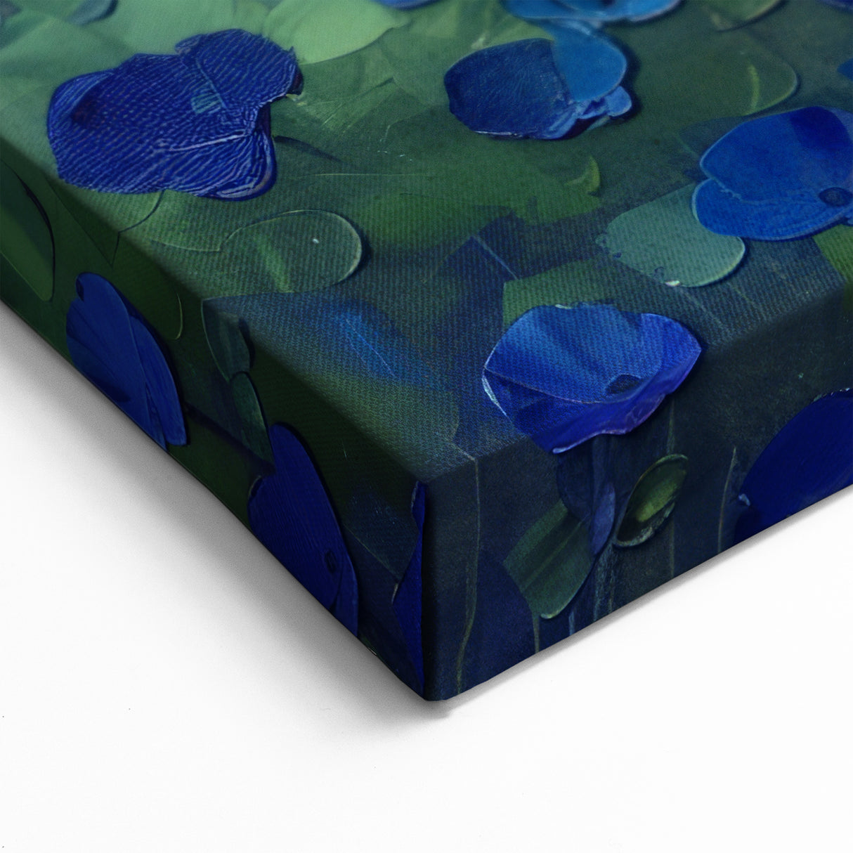 Abstract Floral Art - Elegant Purple and Gold Orchid Canvas Decor