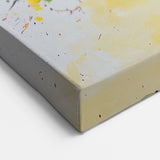 Vibrant Tree Abstract Art - Yellow, Green, and Orange Canvas Decor