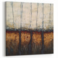 Rustic Abstract Tree Canvas Art - Modern Earthy Wall Décor
