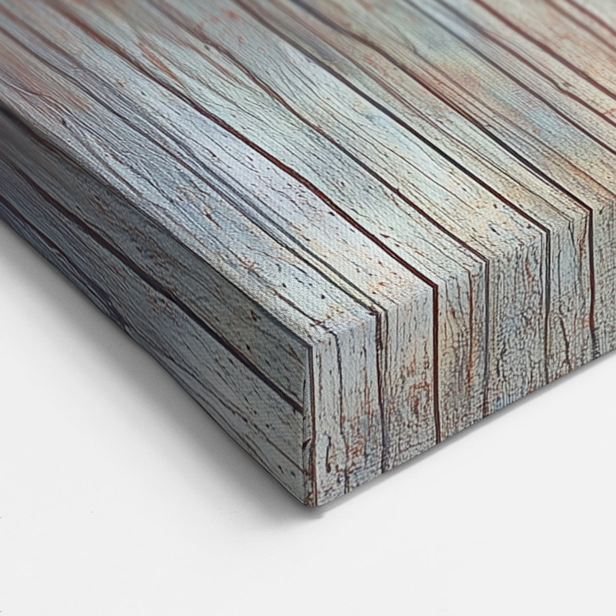 Elegant White Tree - Abstract Floral Art on Rustic Warmth Canvas