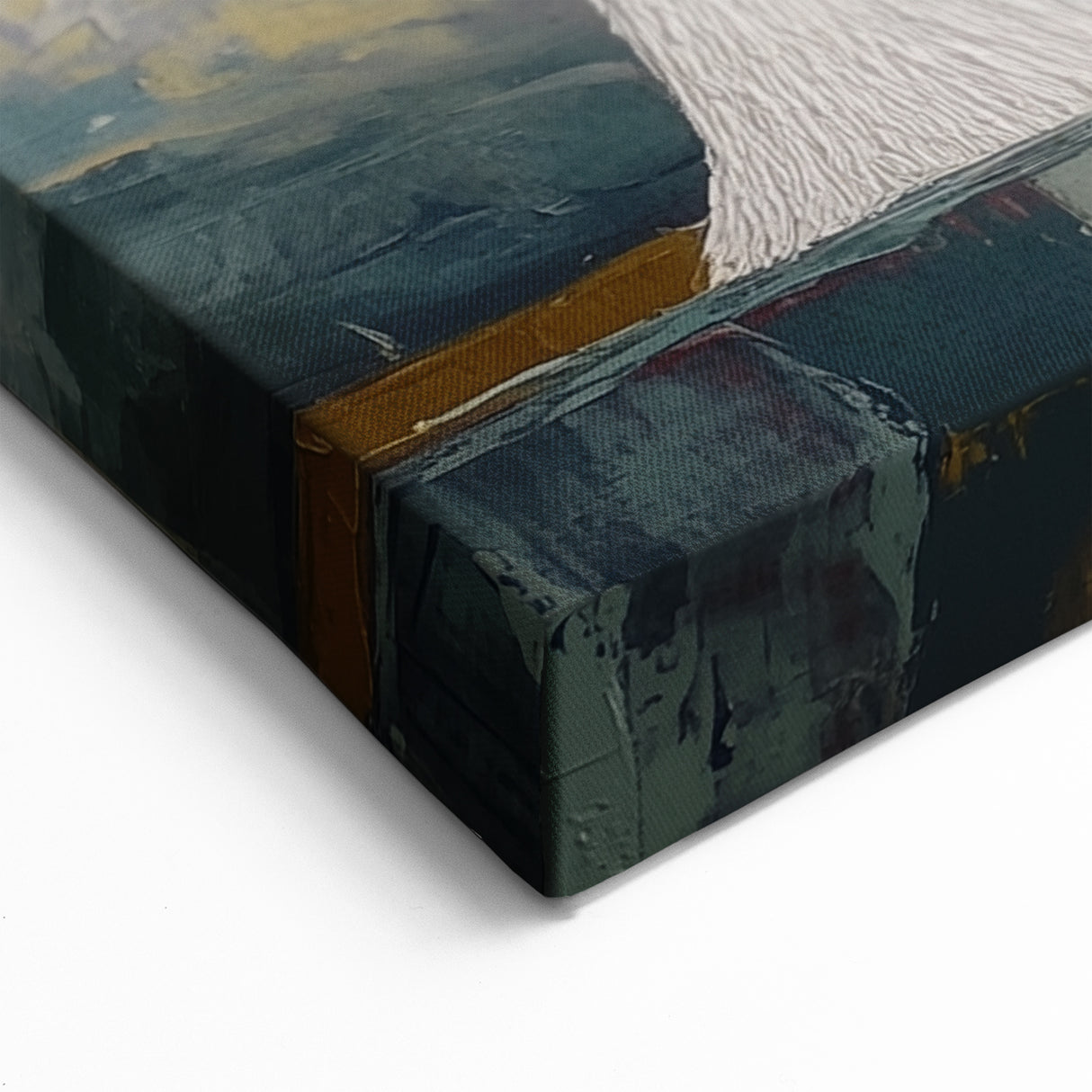 Three Vibrant Trees - Abstract Floral Art on Textured Canvas