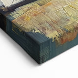 Five Vibrant Trees - Abstract Floral Reflection Art on Canvas