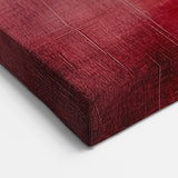 Graceful Lone Tree - Abstract Floral Art in Red and Yellow Tones