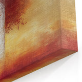 Radiant Autumn Tree - Abstract Floral Art in Red and Yellow Tones