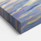 Golden Birches - Abstract Floral Wall Art with Winter Charm