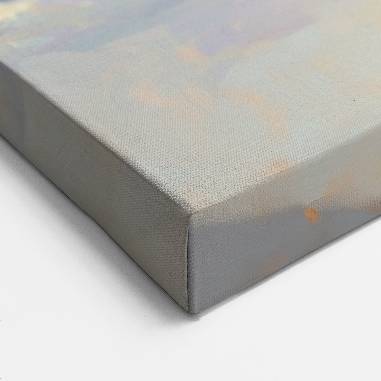 Winter Glow - Abstract Floral Wall Art with Soft Elegance