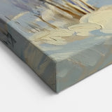 Snowy Birchscape - Abstract Floral Wall Art with Winter Beauty