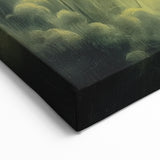 Golden Forest - Abstract Floral Wall Art with Enchanting Glow