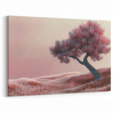 Blush Serenity - Abstract Floral Wall Art with Pastel Elegance