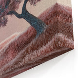 Blush Serenity - Abstract Floral Wall Art with Pastel Elegance