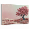 Blush Meadow - Abstract Floral Wall Art with Pastel Charm