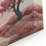 Blush Meadow - Abstract Floral Wall Art with Pastel Charm