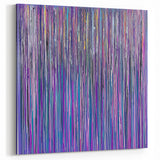 Golden Reflection - Abstract Floral Wall Art with Vibrant Elegance