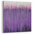 Lavender Rain - Abstract Floral Wall Art with Violet Elegance