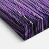 Lavender Rain - Abstract Floral Wall Art with Violet Elegance