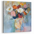 Blooming Radiance - Abstract Floral Wall Art with Bold Colors