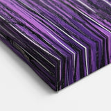 Purple Symphony - Abstract Floral Wall Art with Bold Textures