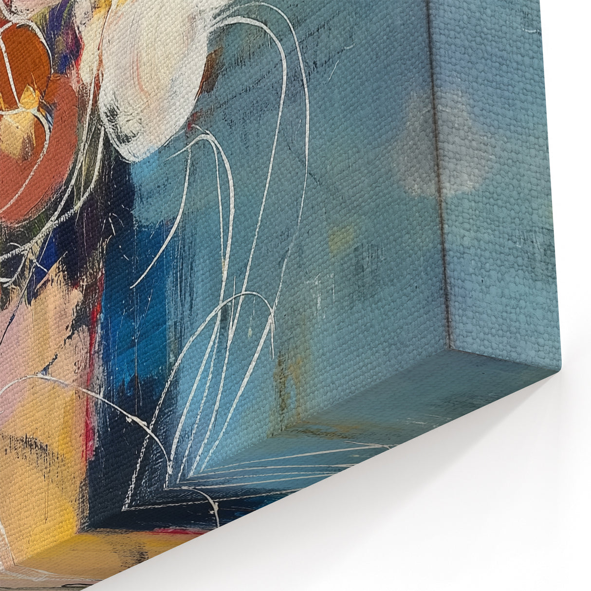 Floral Essence - Abstract Floral Wall Art with Vibrant Pastels