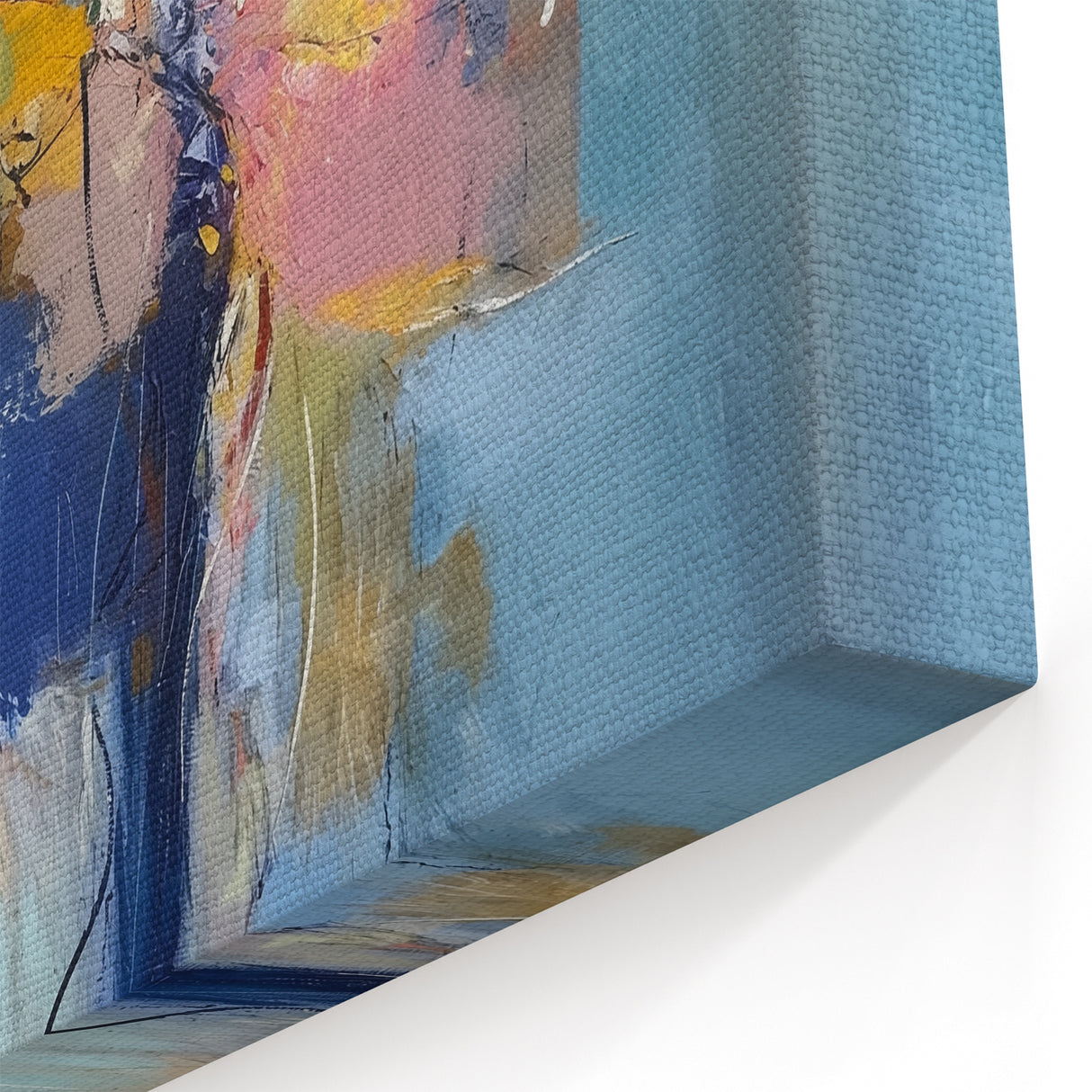 Spring Bloom - Abstract Floral Wall Art with Vibrant Pastels