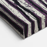 Deep Plum - Abstract Floral Wall Art with Bold Textures
