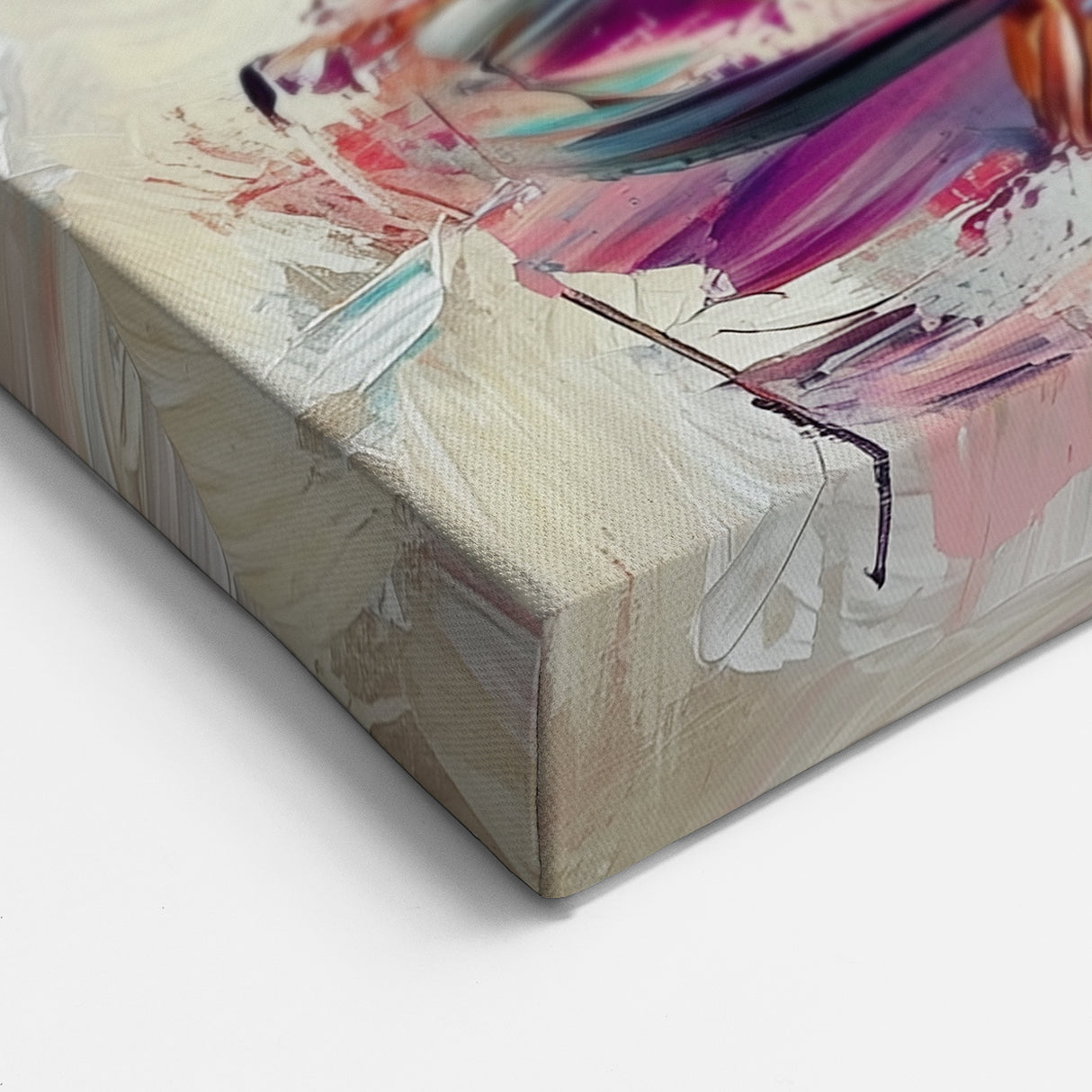 Blooming Elegance - Abstract Floral Wall Art with Soft Brushstrokes