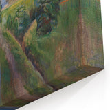 Expressionist Art: Evening Passion by Edvard Munch Canvas Print